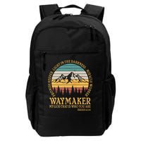 Promise Keeper Waymaker Isaiah Forest Mountains Backpack