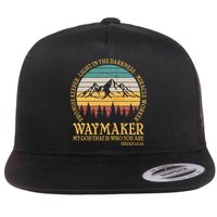 Promise Keeper Waymaker Isaiah Forest Mountains Flat Bill Trucker Hat