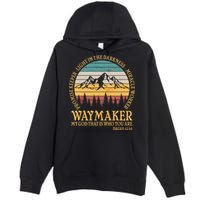 Promise Keeper Waymaker Isaiah Forest Mountains Premium Pullover Hoodie