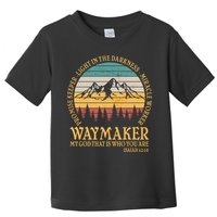 Promise Keeper Waymaker Isaiah Forest Mountains Toddler T-Shirt