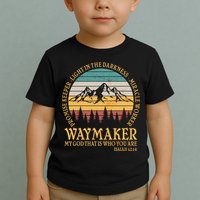 Promise Keeper Waymaker Isaiah Forest Mountains Toddler T-Shirt