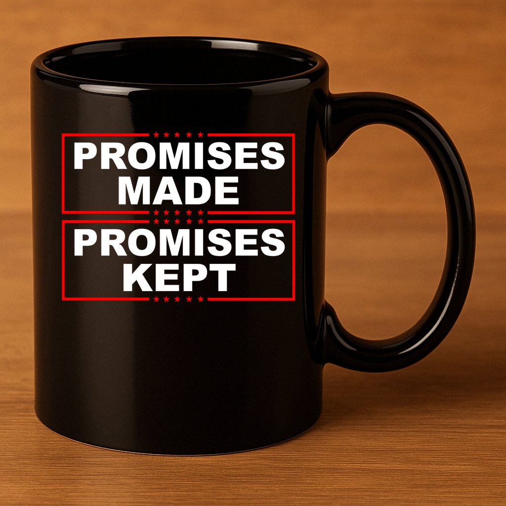 Promises Made Promises Kept Donald Trump 11oz C Handle Ceramic Mug