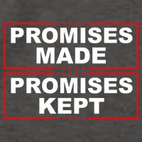 Promises Made Promises Kept Donald Trump Vector Backpack