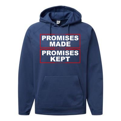 Promises Made Promises Kept Donald Trump Performance Fleece Hoodie