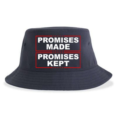 Promises Made Promises Kept Donald Trump Sustainable Bucket Hat