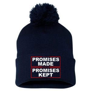 Promises Made Promises Kept Donald Trump Pom Pom 12in Knit Beanie