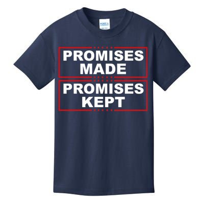 Promises Made Promises Kept Donald Trump Kids T-Shirt