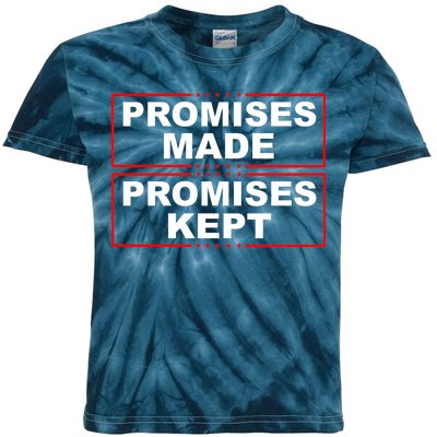 Promises Made Promises Kept Donald Trump Kids Tie-Dye T-Shirt