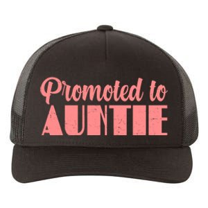 Promoted To Auntie New Baby Niece Nephew Yupoong Adult 5-Panel Trucker Hat