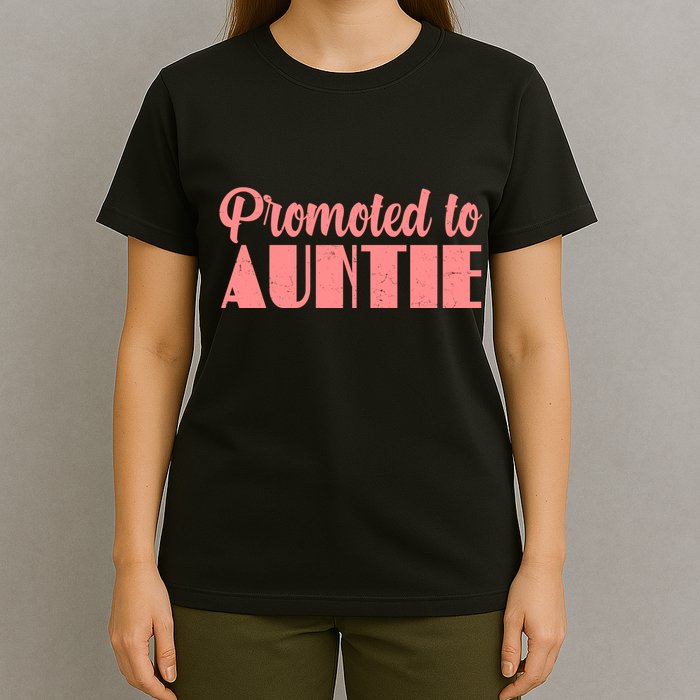 Promoted To Auntie New Baby Niece Nephew T-Shirt