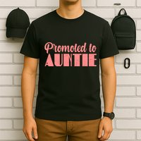 Promoted To Auntie New Baby Niece Nephew T-Shirt