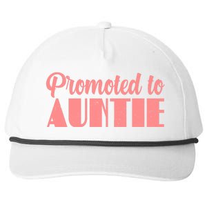 Promoted To Auntie New Baby Niece Nephew Snapback Five-Panel Rope Hat