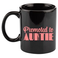Promoted To Auntie New Baby Niece Nephew 11oz C Handle Ceramic Mug