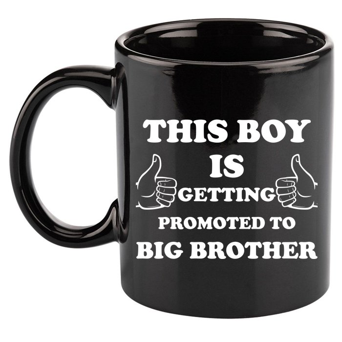 Promoted To Big Brother 11oz C Handle Ceramic Mug