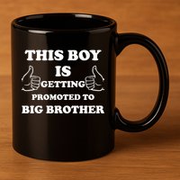 Promoted To Big Brother 11oz C Handle Ceramic Mug