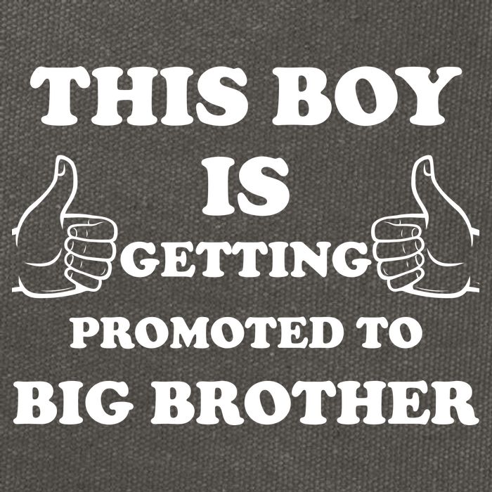 Promoted To Big Brother Cotton Canvas Backpack