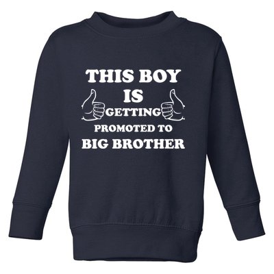 Promoted To Big Brother Toddler Sweatshirt
