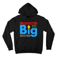 Promoted To Big Brother Colorful Logo Hoodie