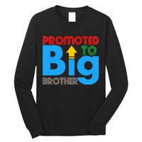 Promoted To Big Brother Colorful Logo Long Sleeve Shirt