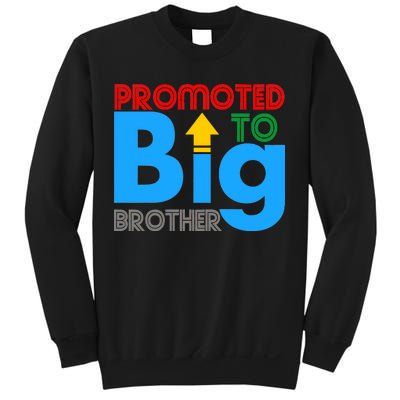 Promoted To Big Brother Colorful Logo Sweatshirt