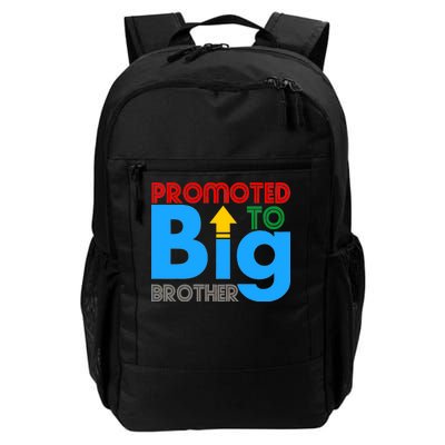 Promoted To Big Brother Colorful Logo Daily Commute Backpack