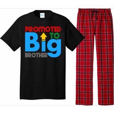 Promoted To Big Brother Colorful Logo Pajama Set