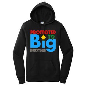 Promoted To Big Brother Colorful Logo Women's Pullover Hoodie