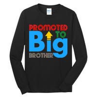 Promoted To Big Brother Colorful Logo Tall Long Sleeve T-Shirt