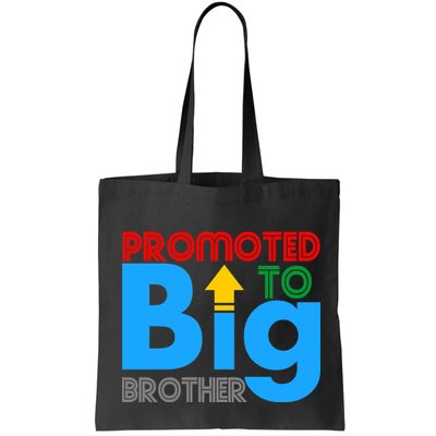 Promoted To Big Brother Colorful Logo Bag