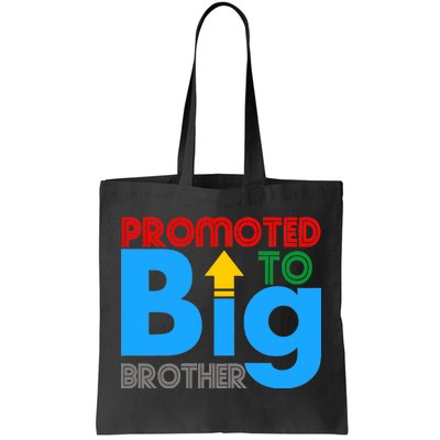 Promoted To Big Brother Colorful Logo Tote Bag