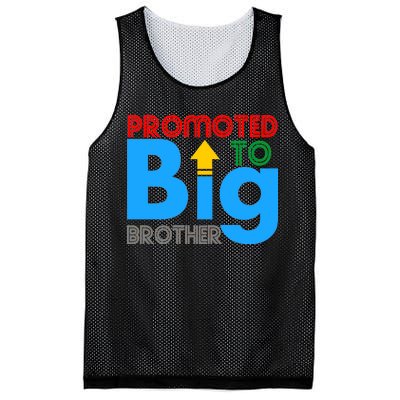 Promoted To Big Brother Colorful Logo Mesh Reversible Basketball Jersey Tank