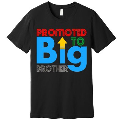 Promoted To Big Brother Colorful Logo Premium T-Shirt