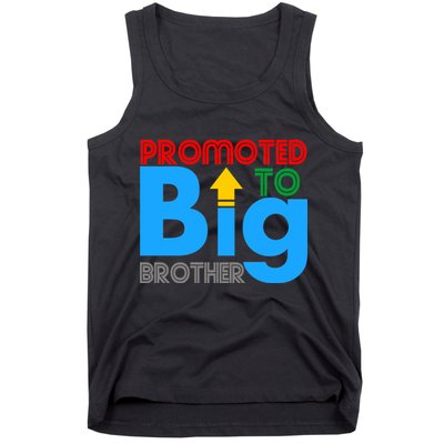 Promoted To Big Brother Colorful Logo Tank Top