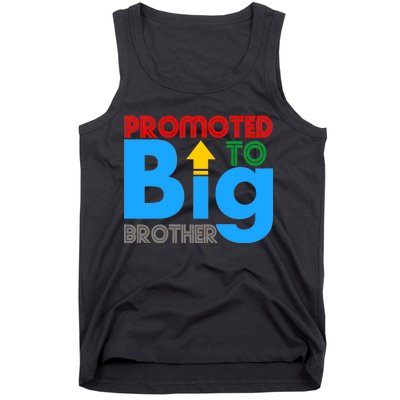 Promoted To Big Brother Colorful Logo Tank Top