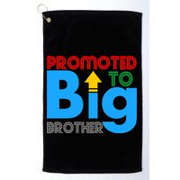 Promoted To Big Brother Colorful Logo Golf Towel
