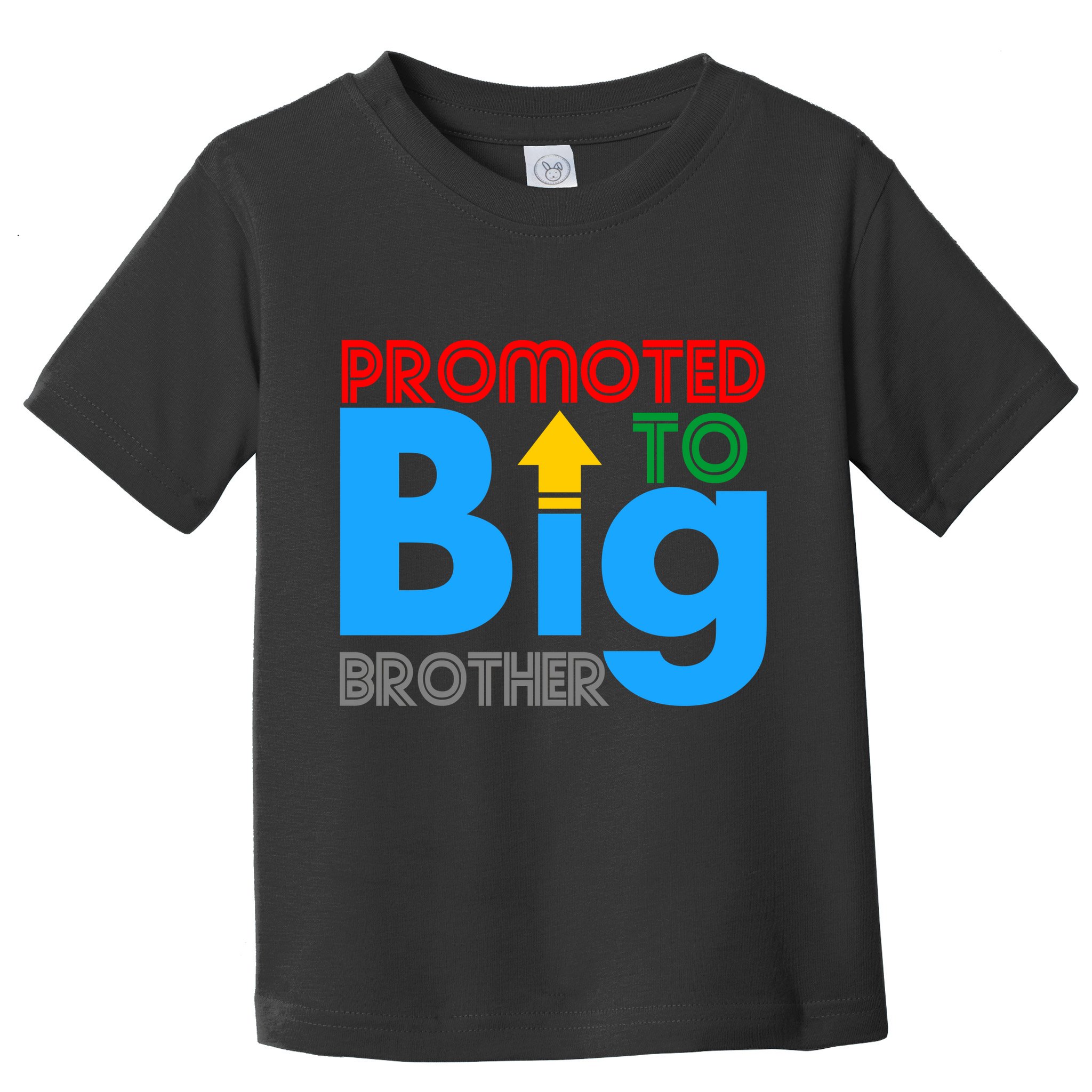 Promoted To Big Brother Colorful Logo Toddler T-Shirt