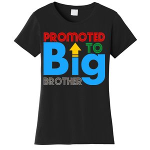 Promoted To Big Brother Colorful Logo Women's T-Shirt