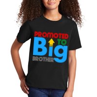Promoted To Big Brother Colorful Logo Kids T-Shirt