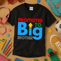 Promoted To Big Brother Colorful Logo Kids T-Shirt