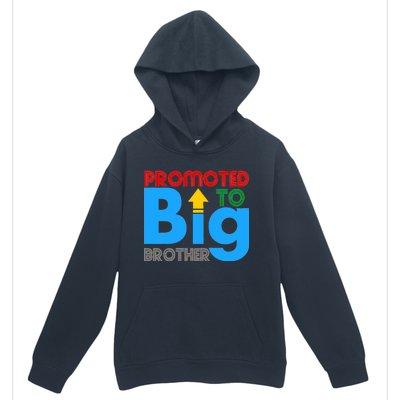 Promoted To Big Brother Colorful Logo Urban Pullover Hoodie