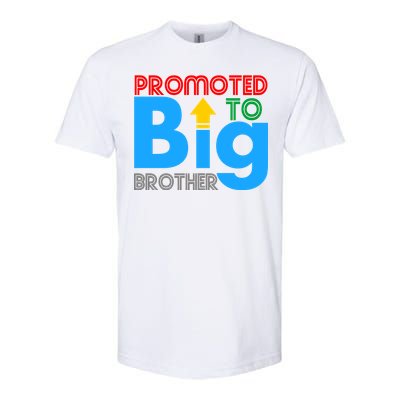 Promoted To Big Brother Colorful Logo Softstyle® CVC T-Shirt