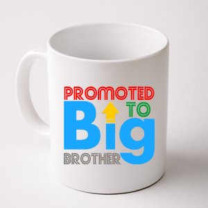 Promoted To Big Brother Colorful Logo Coffee Mug