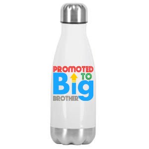 Promoted To Big Brother Colorful Logo Stainless Steel Insulated Water Bottle