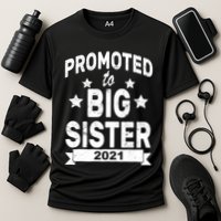 Promoted To Big Sister 2021 Cooling Performance Crew T-Shirt