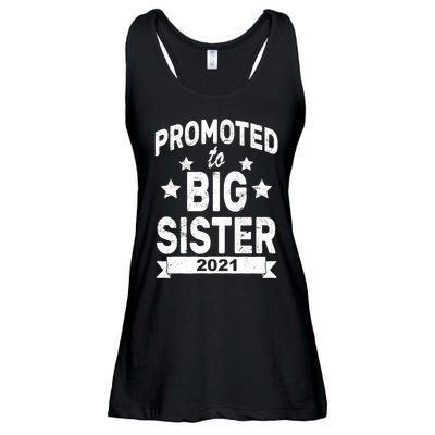 Promoted To Big Sister 2021 Ladies Essential Flowy Tank