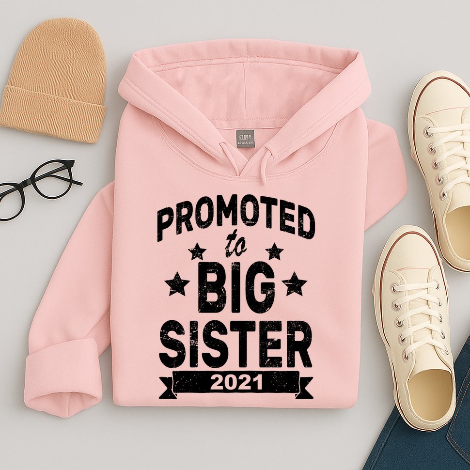 Promoted To Big Sister 2021 Hoodie