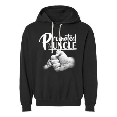 Promoted To Uncle Garment-Dyed Fleece Hoodie