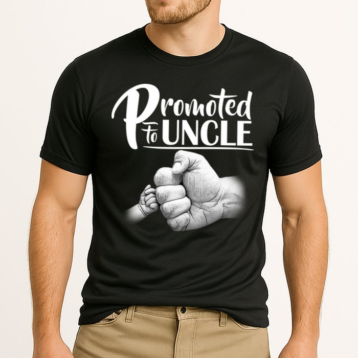 Promoted To Uncle Cooling Performance Crew T-Shirt