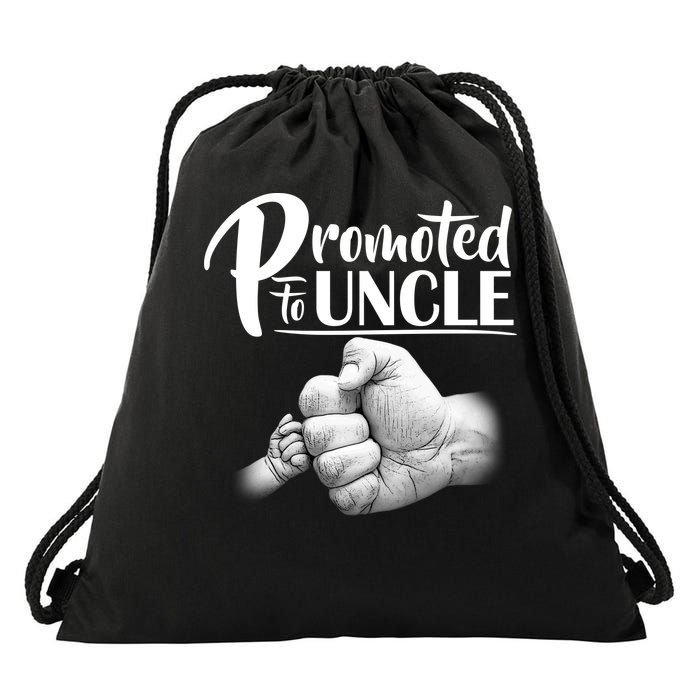 Promoted To Uncle Drawstring Bag