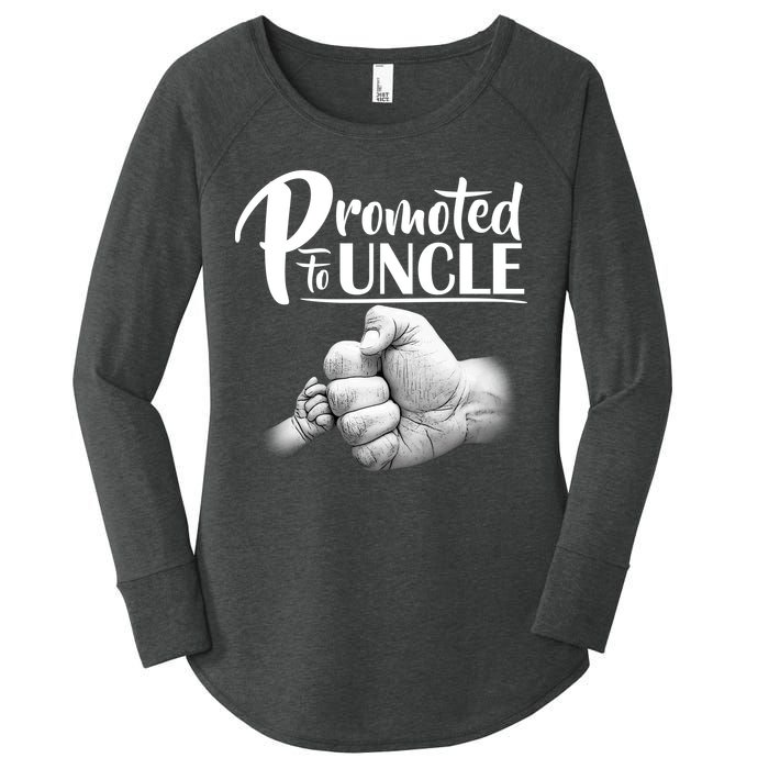 Promoted To Uncle Women's Perfect Tri Tunic Long Sleeve Shirt